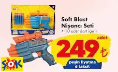 GOKİDY OYUNCAK SOFT BLAST NİŞANCI SETİ